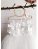 Ivory Butterfly Tulle Fairytale Flower Girl Dress